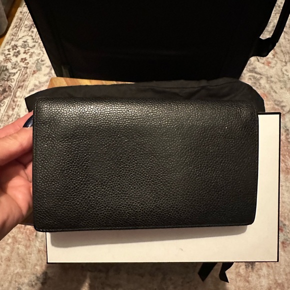 CHANEL Timeless Black Caviar Lambskin Long Zen Wallet - Picture 10 of 14